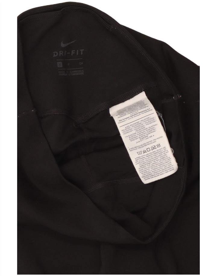 Leggings Dri Fit NIKE pentru femei UK 10 Poliester negru mic