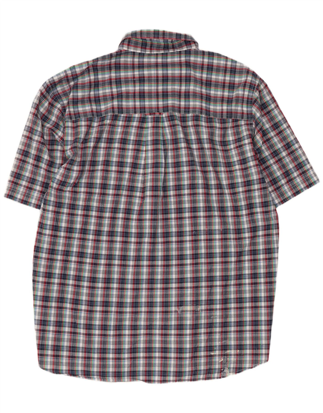 Cămașă cu mânecă scurtă pentru bărbați Chaps Easy Care 2XL, bumbac cu carouri multicolore