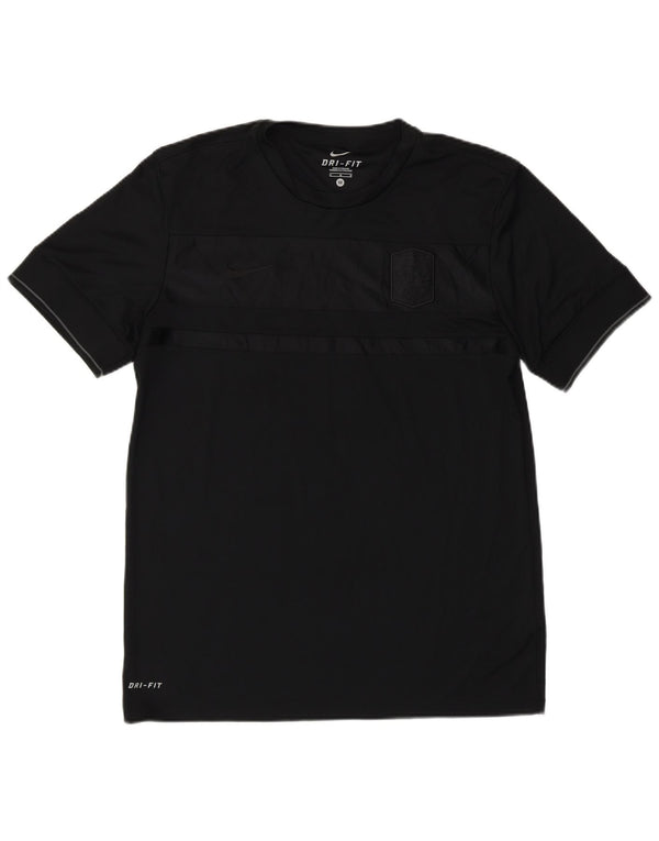 Tricou Nike Dri Fit pentru bărbați Top Mediu Negru Poliester