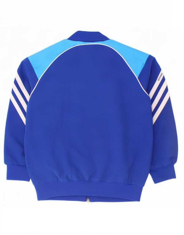 Jachetă pentru trening Adidas pentru băieți 2-3 ani, albastru, poliester