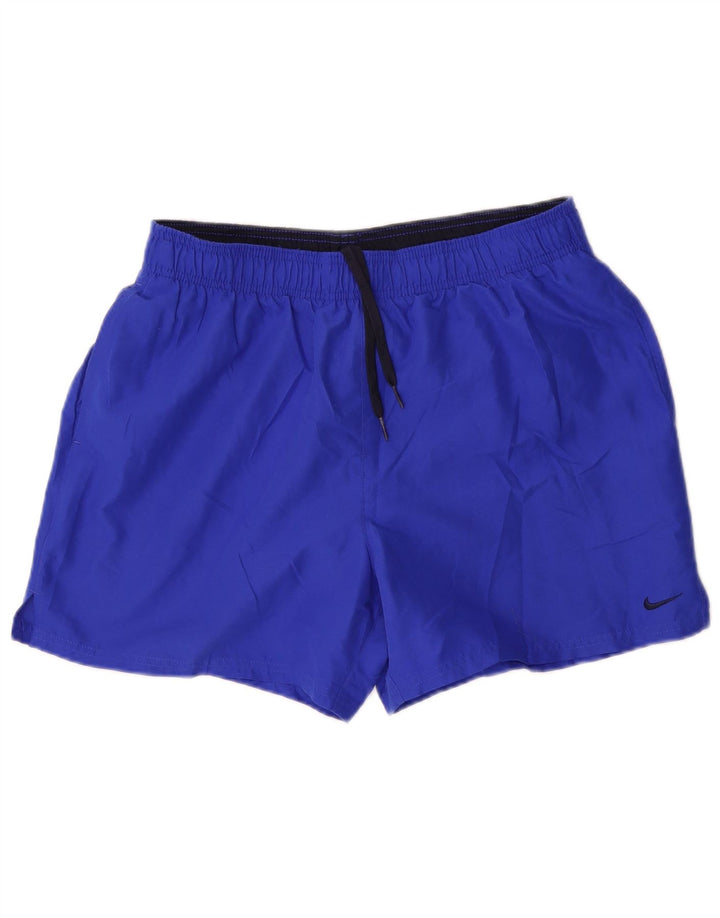 Pantaloni scurți sport Nike pentru bărbați, mari, albastru, poliester