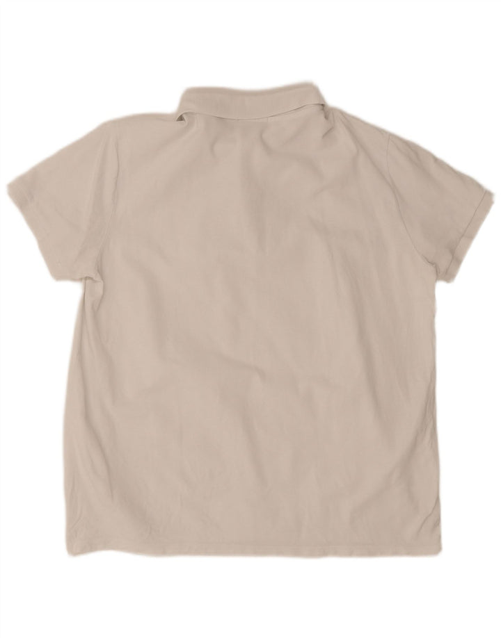 Tricou polo Chiemsee pentru bărbați, bumbac alb XL