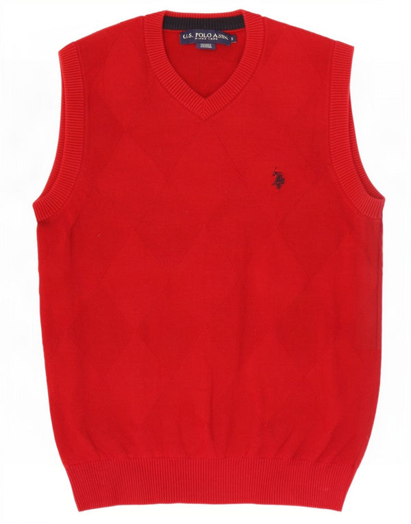U.S. Polo Assn. Vestă bărbați Tank Top Bumbac Roșu Mic