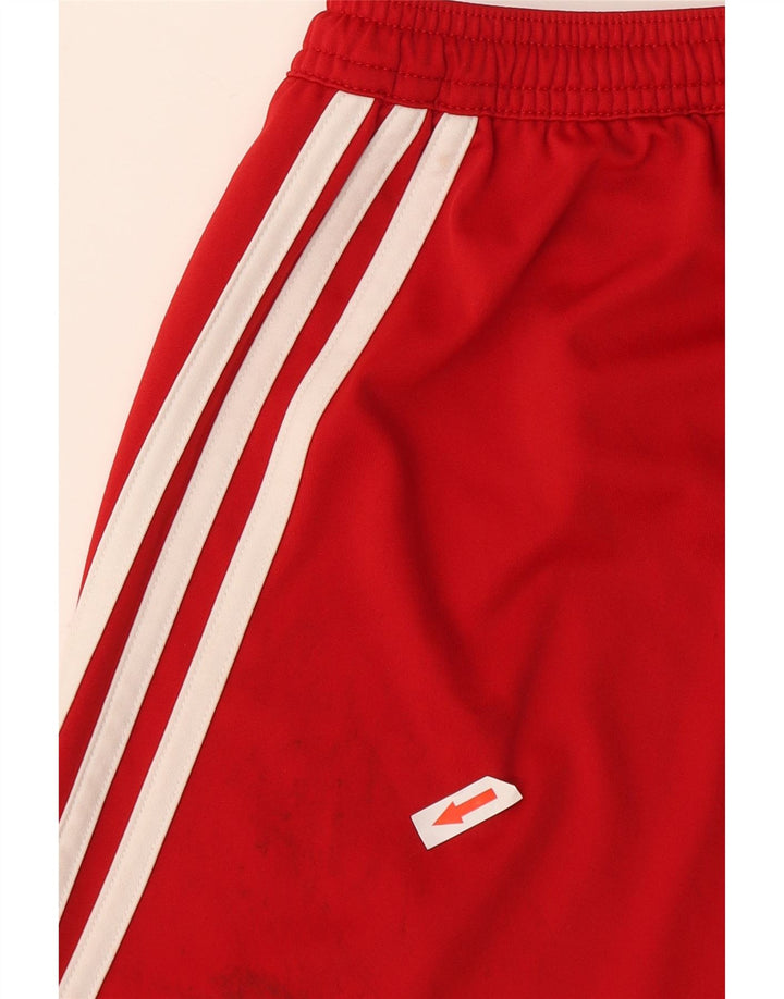Pantaloni scurți sport Adidas Climalite pentru bărbați, roșu, poliester color bloc