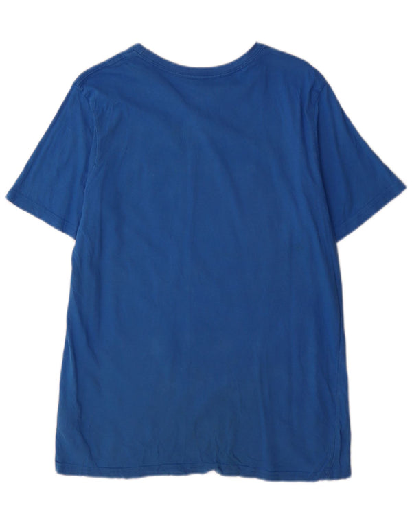 Tricou grafic pentru bărbați Adidas Top mare, albastru, bumbac