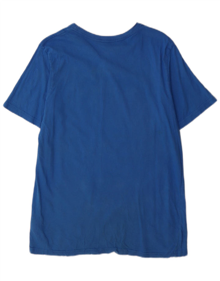 Tricou grafic pentru bărbați Adidas Top mare, albastru, bumbac
