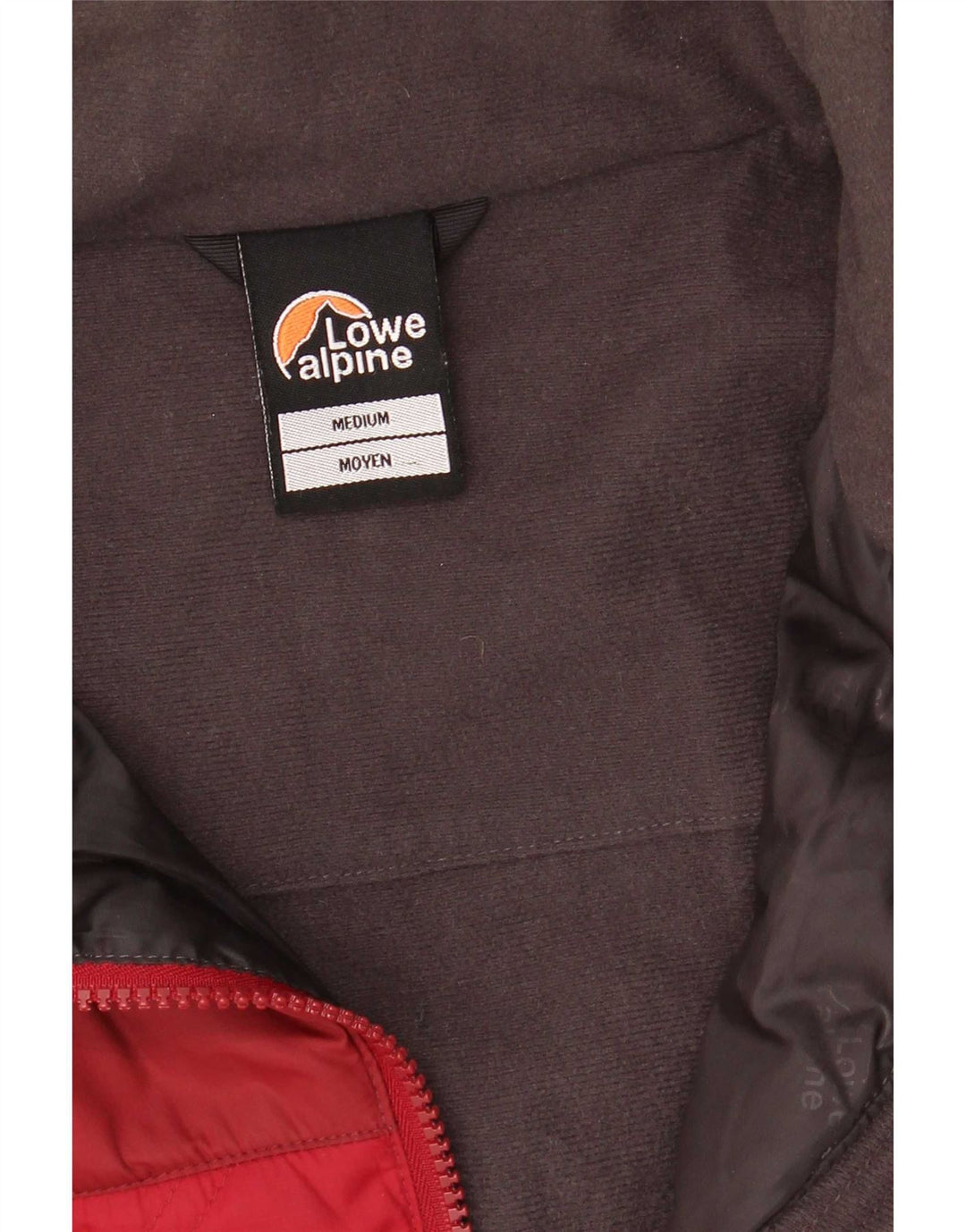 Jachetă căptușită pentru bărbați Lowe Alpine UK 38 Medium Red Colorblock Nylon