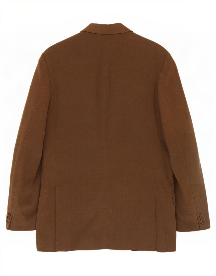 Massimo Dutti Jachetă pentru bărbați cu 3 nasturi EU 46 Bumbac maro mic