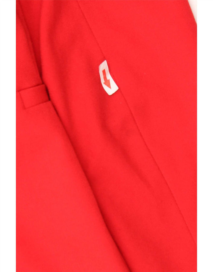 Blazer pentru femei Zara UK 14 Poliester roșu mediu