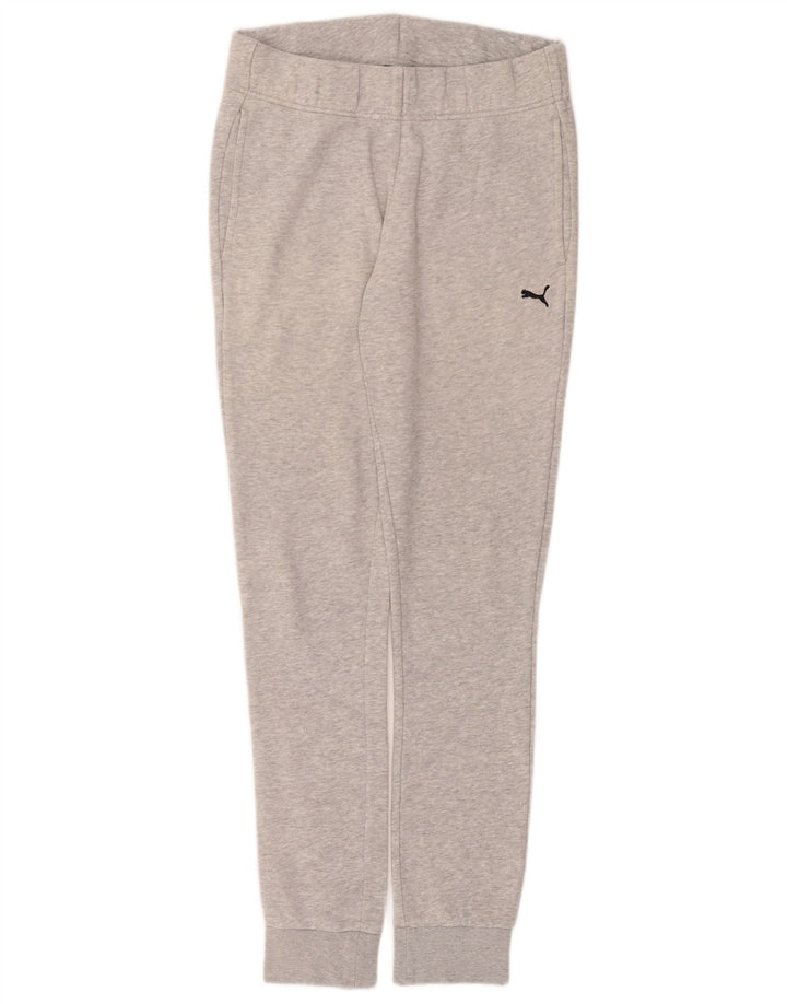 Pantaloni de trening PUMA pentru femei Joggeri UK 10 Poliester gri mic
