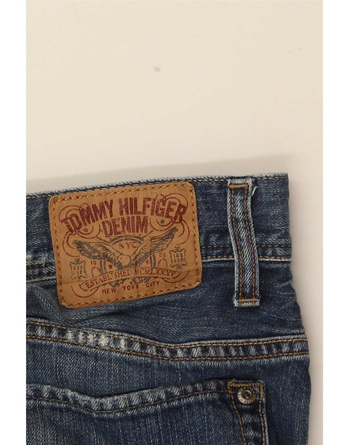 Blugi drepți obișnuiți cu fermoar Ryder Tommy Hilfiger pentru bărbați W36 L32 albastru