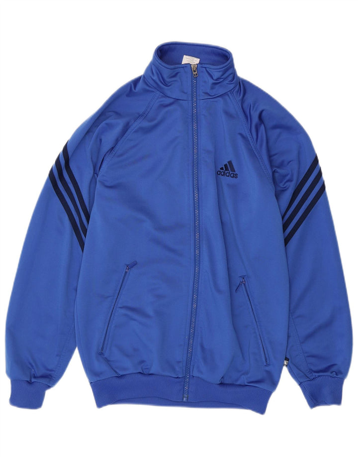 Jachetă de trening pentru băieți ADIDAS 13-14 ani poliester albastru