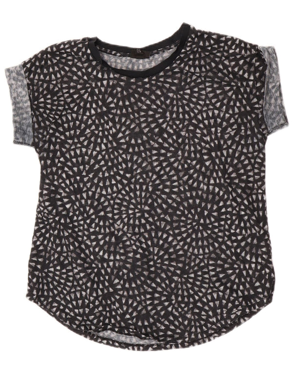 Bluză Mossimo pentru femei See Through Top UK 18 XL Poliester negru
