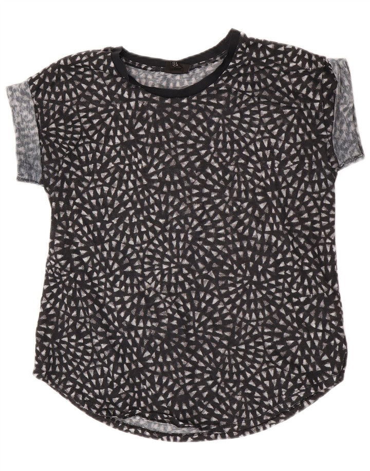 Bluză Mossimo pentru femei See Through Top UK 18 XL Poliester negru