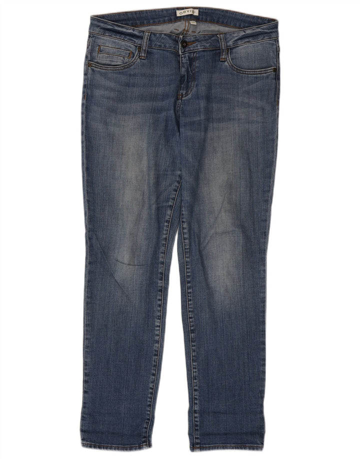Blugi subțiri pentru femei Orvis US 8 Medium W34 L30 Bumbac albastru