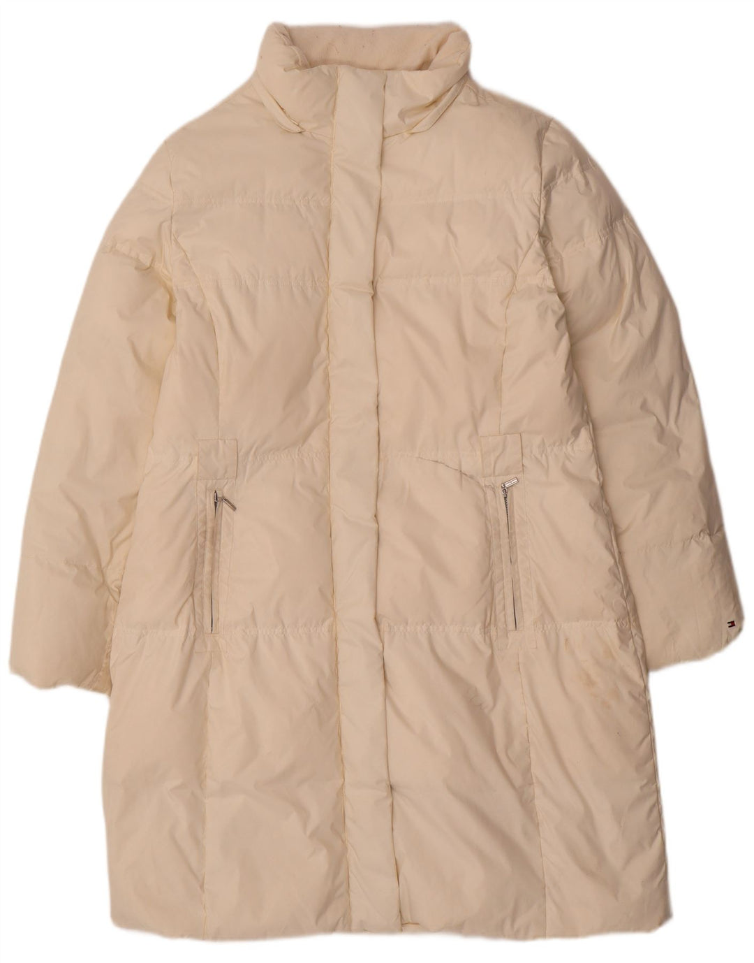 Palton căptușit pentru femei Tommy Hilfiger UK 18 XL poliester alb