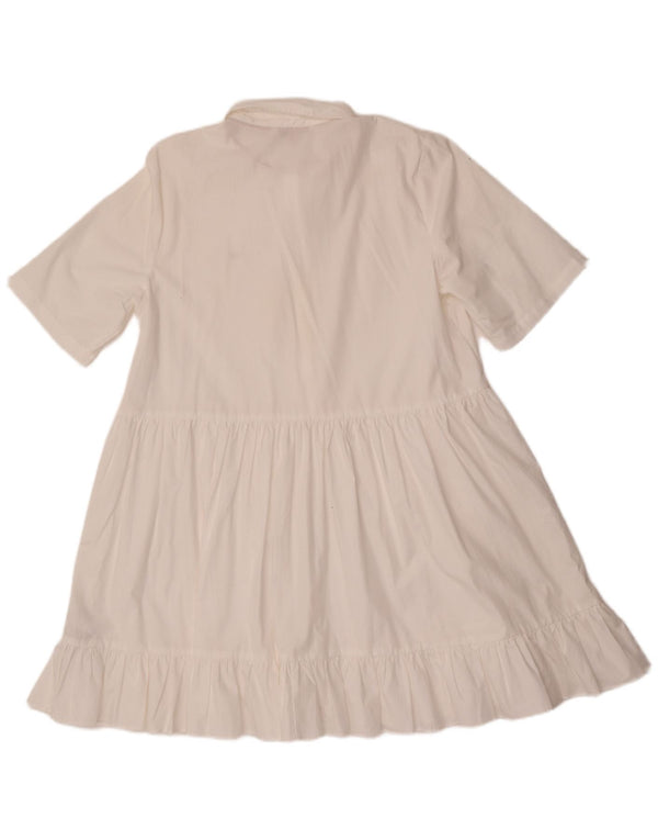 Rochie A-Line pentru femei Tommy Hilfiger UK 14, mare, alb, bumbac