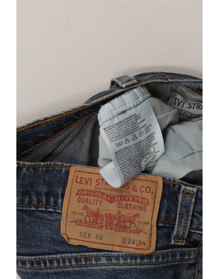 Blugi evazați Levi's 525 pentru femei W28 L34 Bumbac albastru