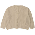 Pulover cardigan supradimensionat pentru femei Marks & Spencer UK 18 XL Alb
