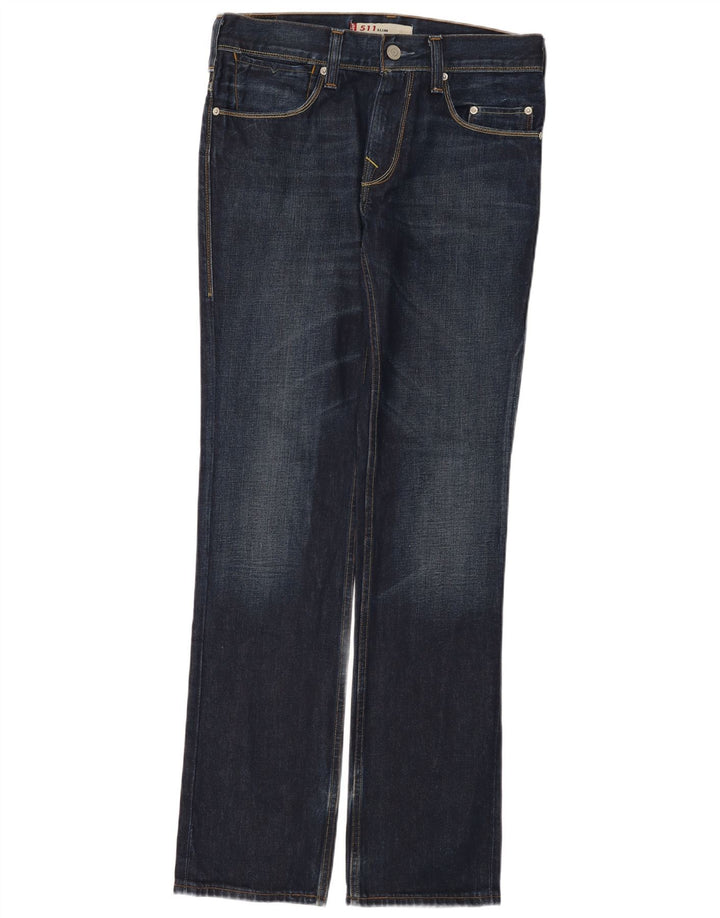 Blugi Levi's 511 Slim pentru femei W33 L34 Bumbac bleumarin