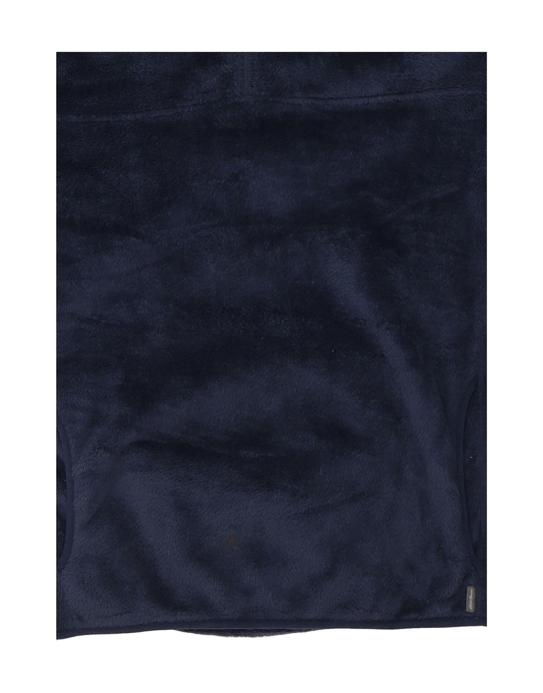 EDDIE BAUER Womens Zip Neck Fleece Jumper UK 16 Large Navy Blue Polyester Vintage Eddie Bauer and Second-Hand Eddie Bauer from Messina Hembry 