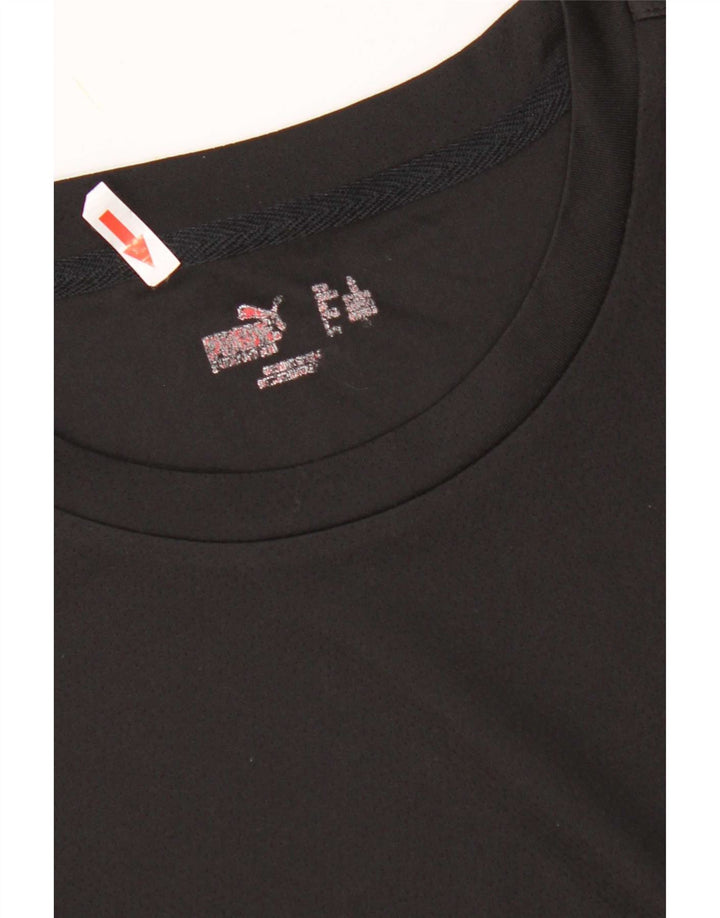 Tricou grafic Puma pentru bărbați Top Mediu Negru