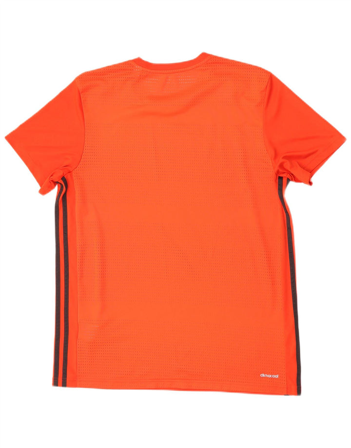 Tricou Adidas Climacool pentru bărbați Top mare poliester portocaliu