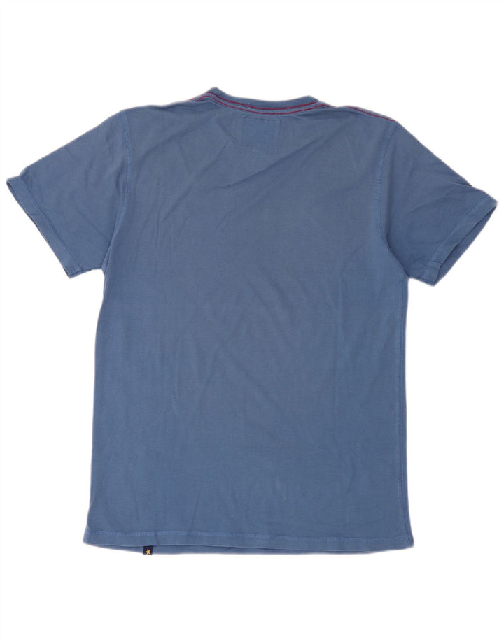 Tricou grafic pentru bărbați Joe Browns Top din bumbac albastru mediu