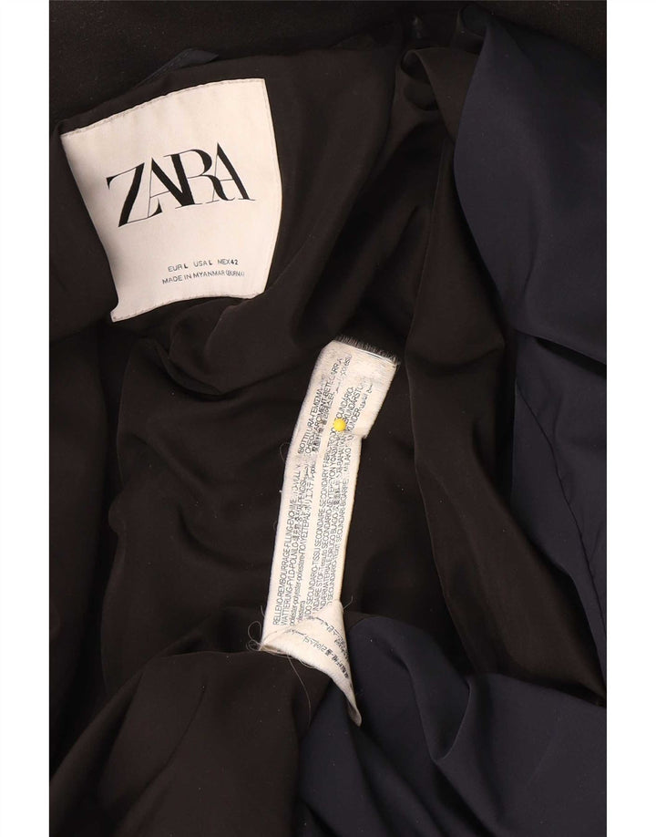 Jachetă căptușită pentru bărbați Zara UK 40, mare, bleumarin, poliester