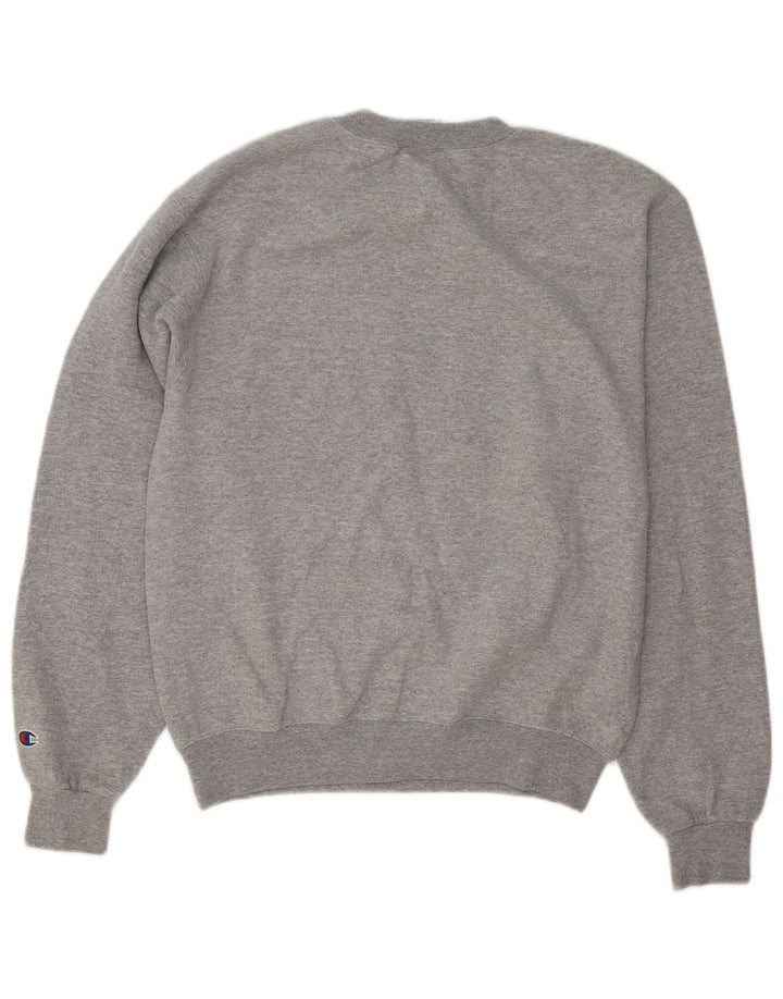Pulover pentru bărbați Champion, cu grafic Regular Fit, gri mic