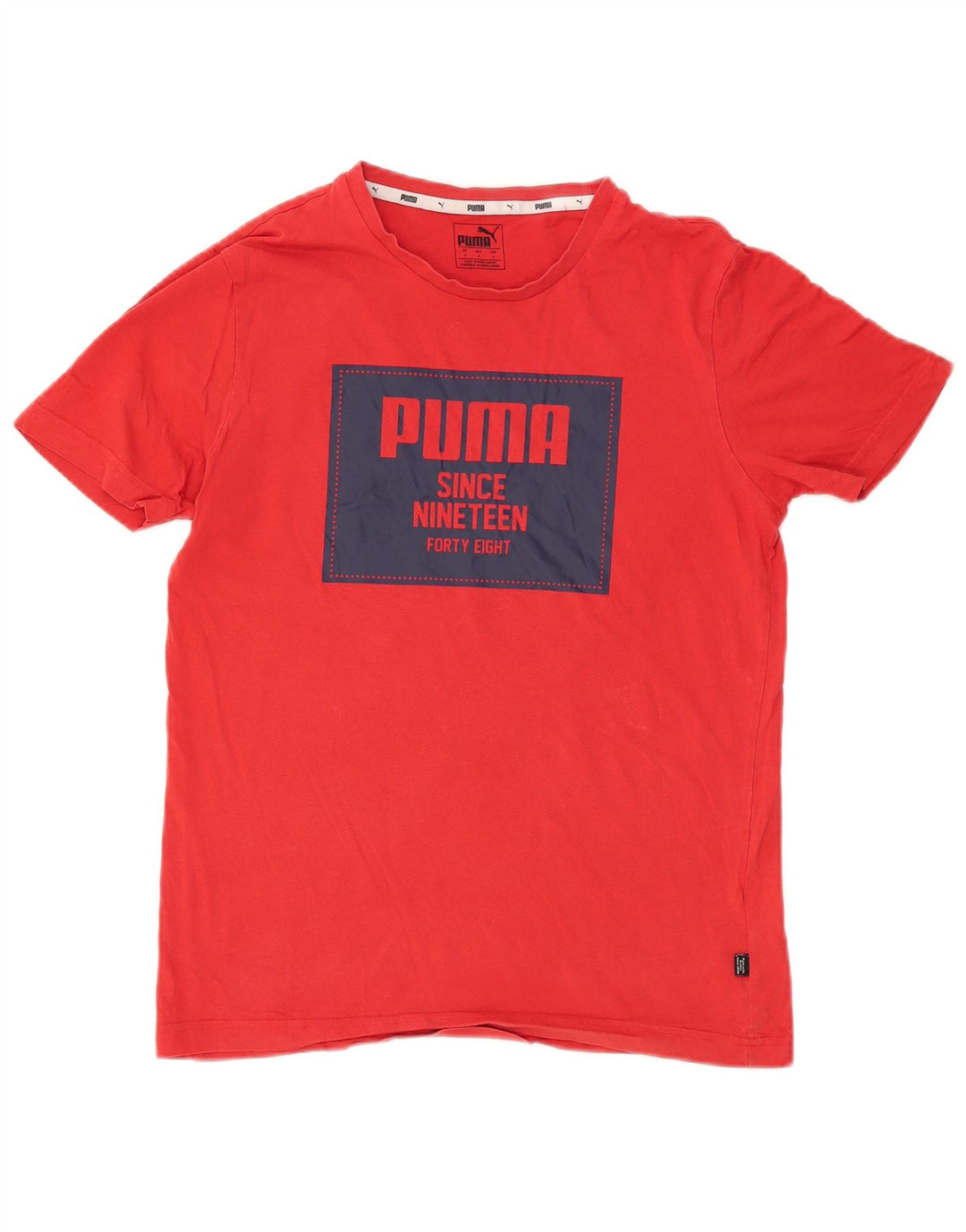 Tricou grafic Puma pentru bărbați Top mic bumbac roșu