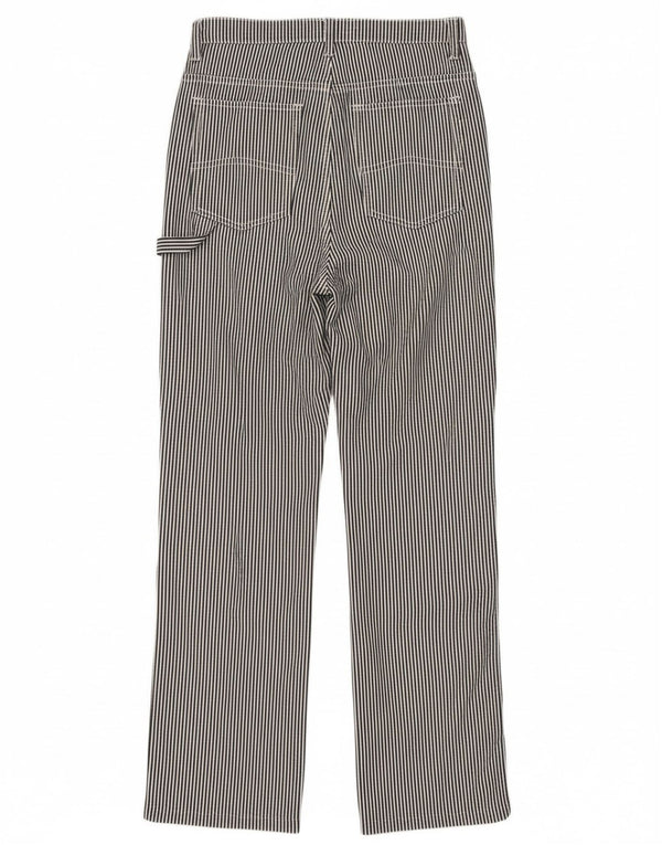 Pantaloni casual drepti pentru femei Armani L31 L29 bleumarin cu dungi