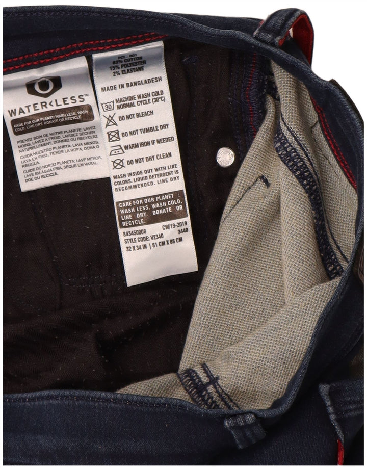 Blugi slim pentru bărbați Levi's W32 L31 bumbac bleumarin