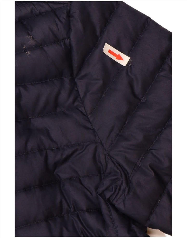 Jachetă căptușită cu glugă Superdry pentru femei UK 14 Medium Bleumarin Poliester