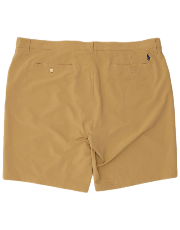 Pantaloni scurți chino Polo Ralph Lauren pentru bărbați W42 2XL poliester bej