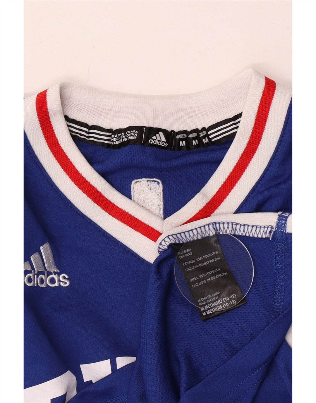 Vesta cu grafică Adidas pentru băieți Top 11-12 ani, albastru mediu, poliester color bloc
