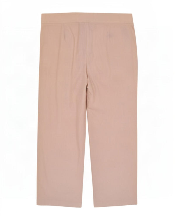 Marks & Spencer Womens Loose Fit Casual Trousers UK 22 3XL W42 L31 White