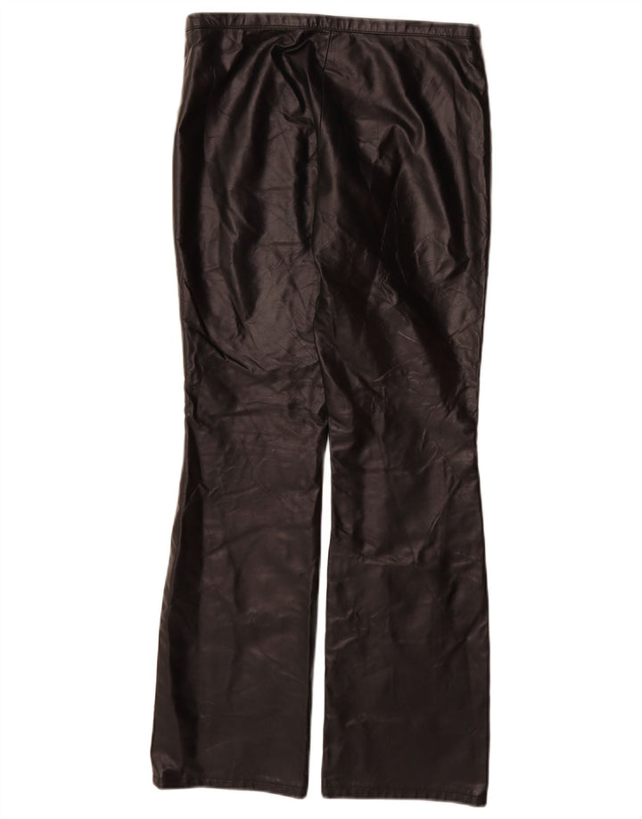 Pantaloni casual pentru femei VINTAGE Bootcut US 9 Medium W28 L30 Negru