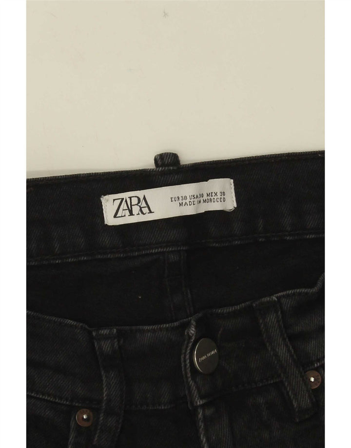 Blugi slim pentru bărbați Zara EU 38 Mici W30 L31 Negri