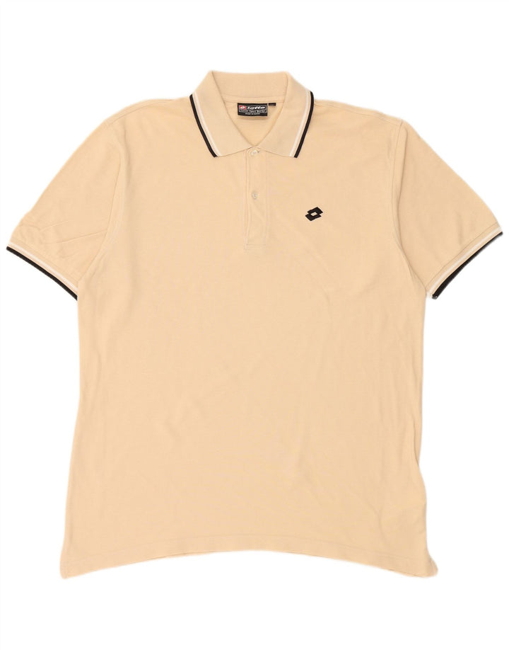 LOTTO Cămașă Polo 2XL Bej Bumbac