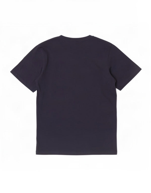 Tricou cu grafic Jack & Jones pentru bărbați Top mediu din bumbac bleumarin