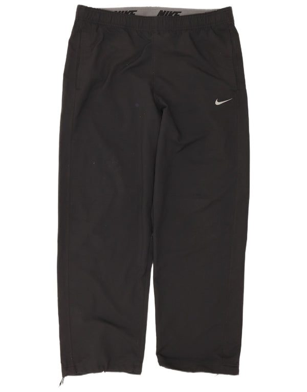 Pantaloni de trening Nike pentru bărbați, poliester mediu negru