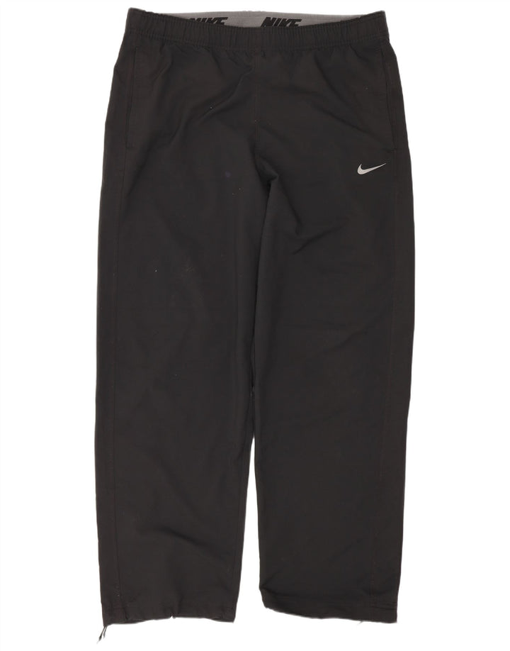 Pantaloni de trening Nike pentru bărbați, poliester mediu negru