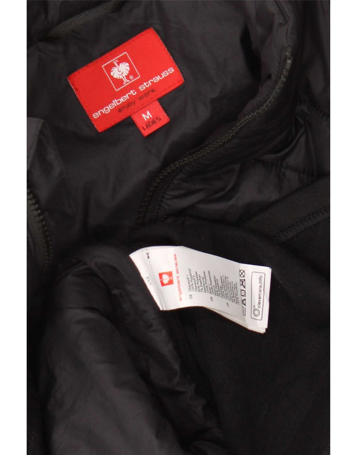 Jachetă căptușită pentru femei Engelbert Strauss UK 14 Medium Black Colorblock