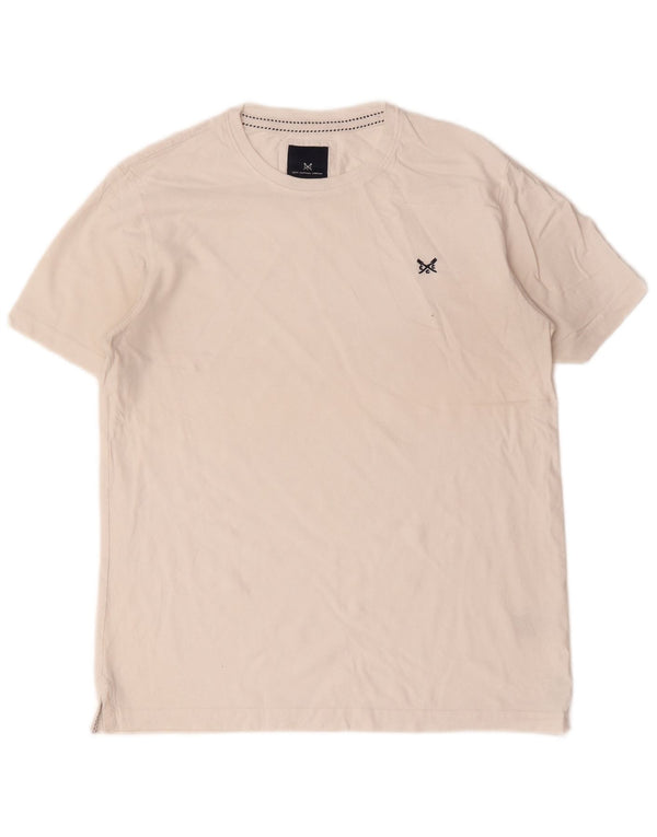 Crew Clothing Tricou Bărbați Top Mediu Alb Bumbac