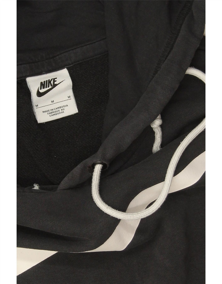 Pulover Nike Grafic pentru bărbați, bumbac mediu negru