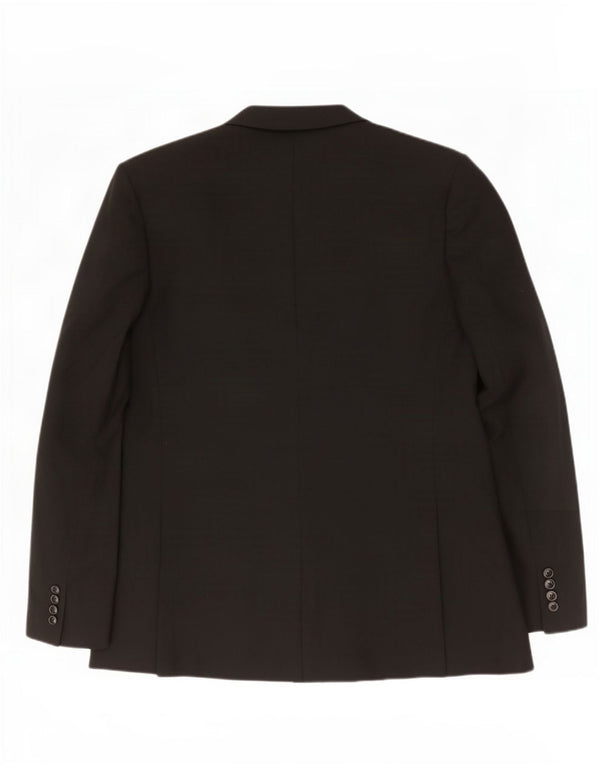 Jachetă pentru bărbați Marks & Spencer, cu 2 nasturi, Mărimea 44 XL Poliester negru