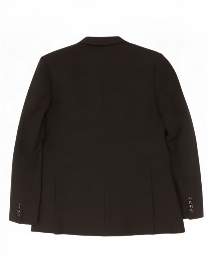 Jachetă pentru bărbați Marks & Spencer, cu 2 nasturi, Mărimea 44 XL Poliester negru