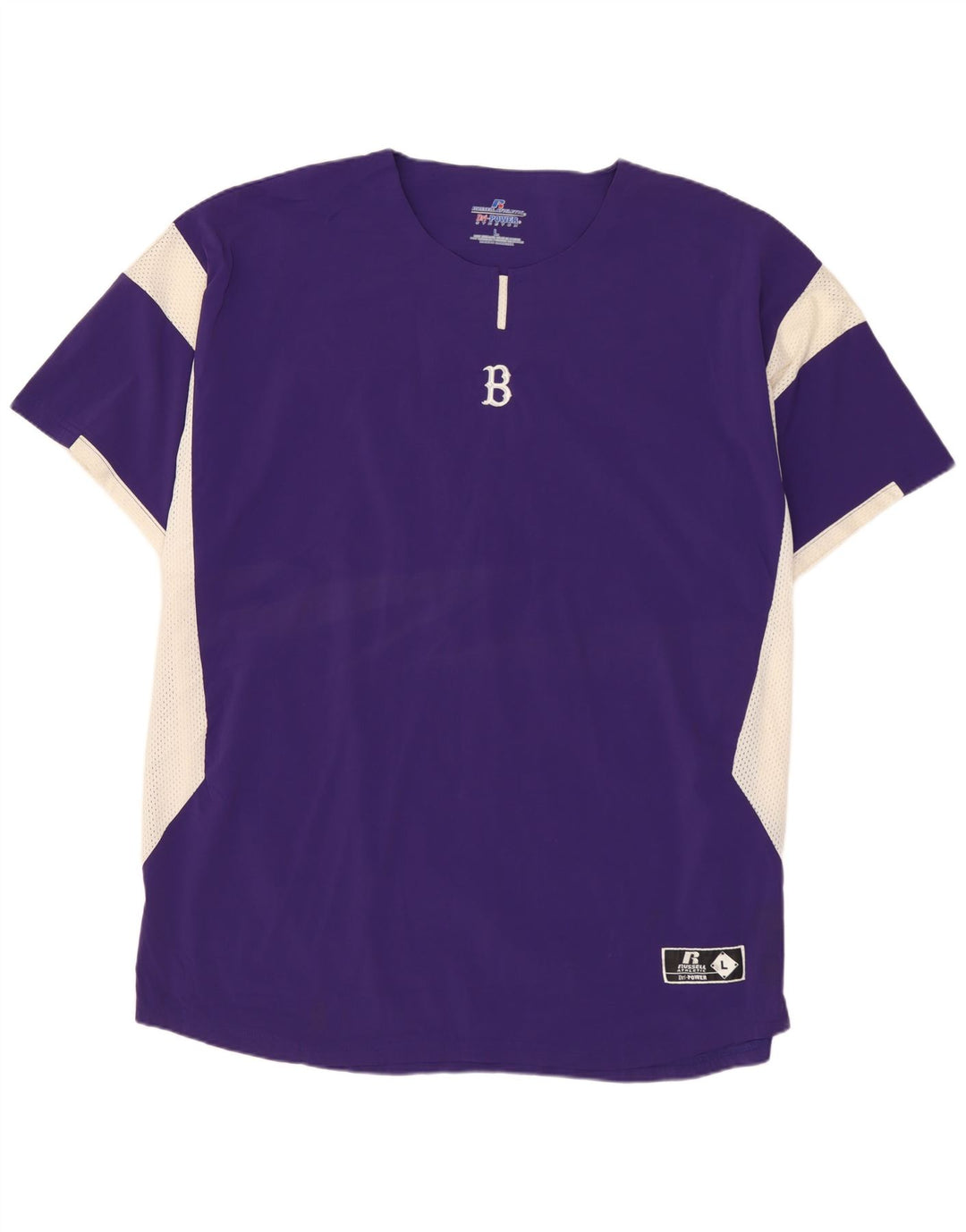 RUSSELL ATHLETIC Tricou pentru bărbați Top mare violet din nailon color bloc