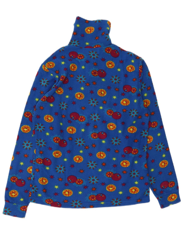 Pulover din lână pentru bărbați Conte of Florence, cu fermoar, albastru, floral